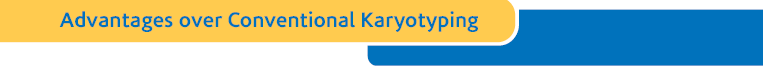 Advantages over Conventional Karyotyping Advantages over Conventional Karyotyping