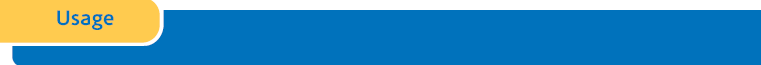 Usage