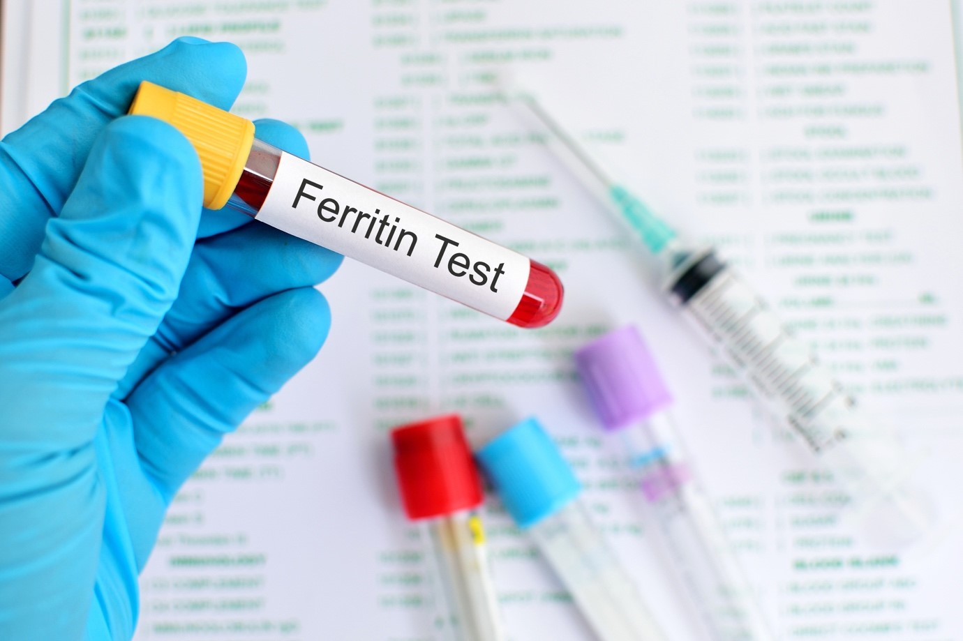 What is a condition from a low ferritin level?