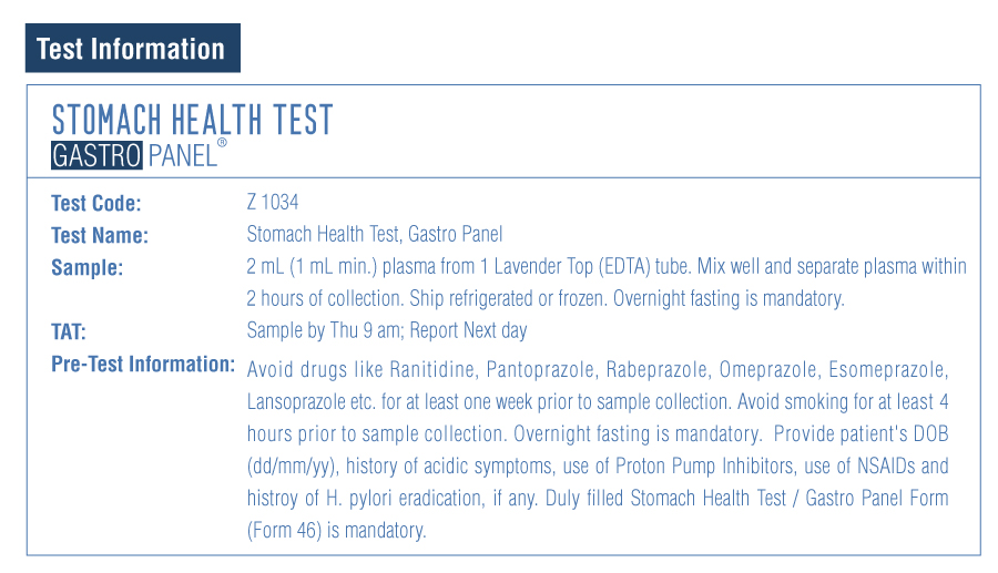 STOMACH HEALTH TEST GASTRO PANEL Dr Lal PathLabs Blog