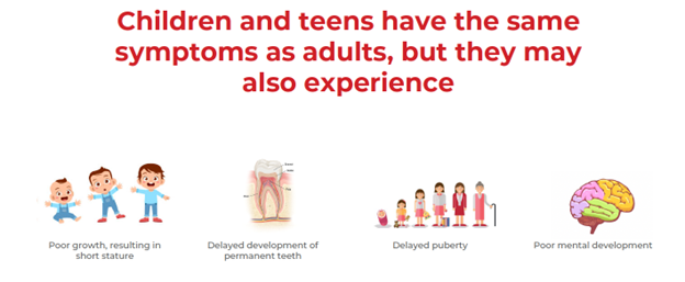 children & teens with hypothyroidism