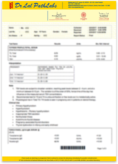 Dr Lal Path Lab All Test Price List